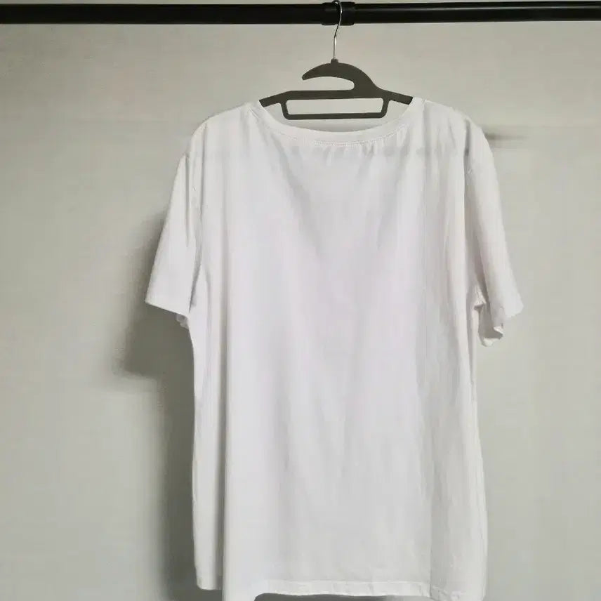 [BUNJANG] White Detroit Oversized Short-Sleeve T-Shirt / 화이트 디트로이트 오버핏 반팔 티셔츠