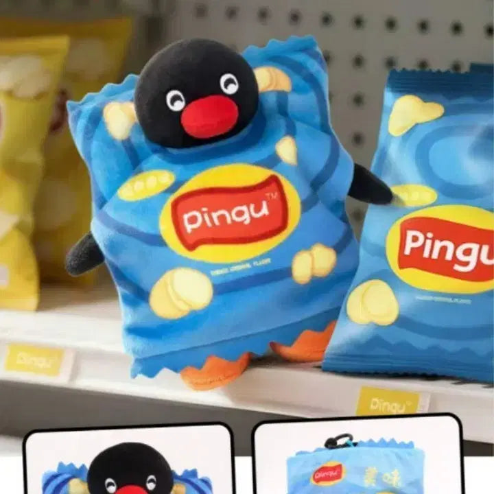 [BUNJANG] Pingu Hide-and-Seek Series Stuffed Keychain / (과자)핑구 숨바꼭질 시리즈 인형키링
