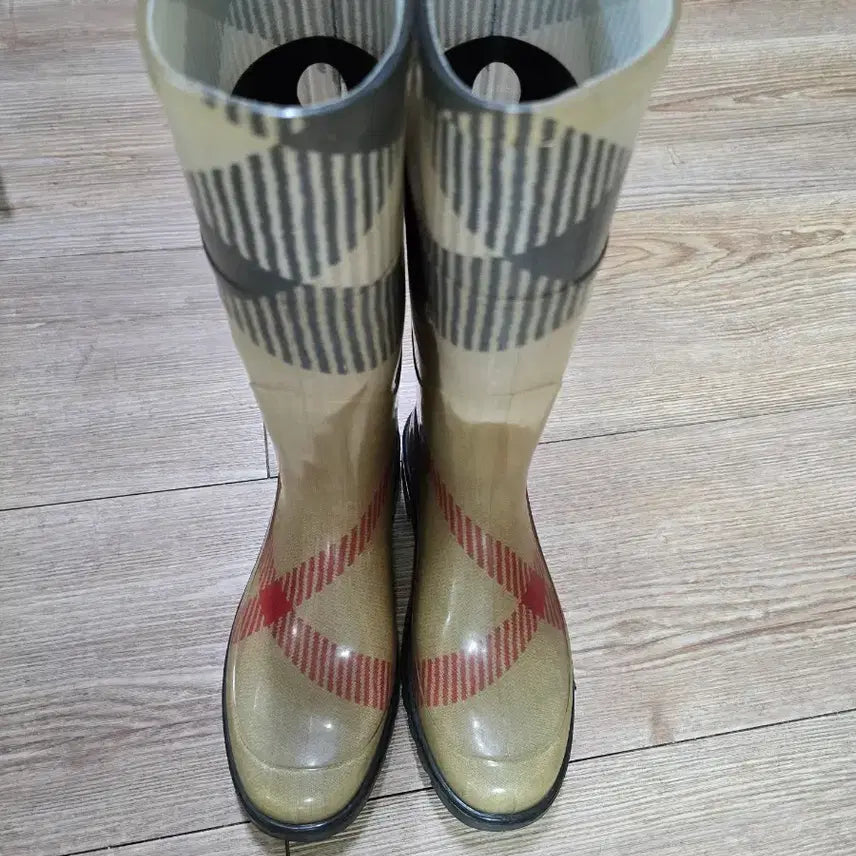 [BUNJANG] Burberry Check Pattern Rain Boots / 버버리 레인부츠