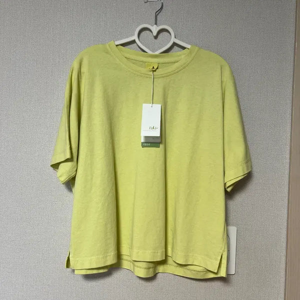 [BUNJANG] Isae Lime Cotton Short-Sleeve T-Shirt / Isae 이새 라임 반팔티 66(택 있는 새상품)