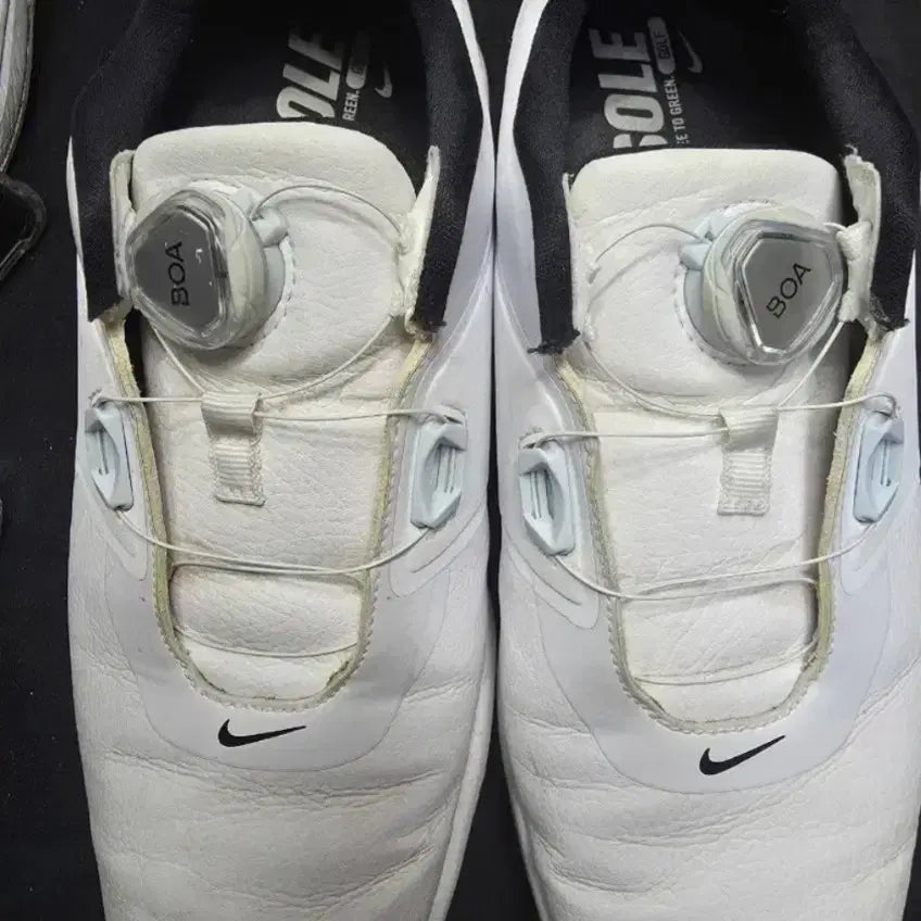 [BUNJANG] Nike Golf BOA System Shoes White / 나이키 골프화 BOA 시스템 화이트 실착용 5회 상태좋아요6만