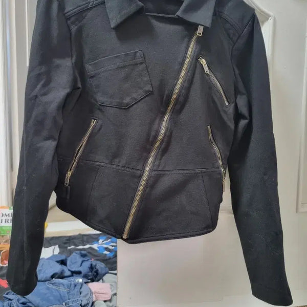 [BUNJANG] Marc Jacobs Black Soft Leather Rider Jacket / 마크제이콥스 블랙 부드러운 소재  라이더  자켓