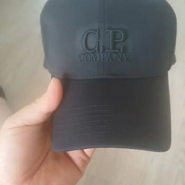 [BUNJANG] CP Company Logo Cap Hat Black XL / CP 컴퍼니 로고 캡 모자 블랙 xl