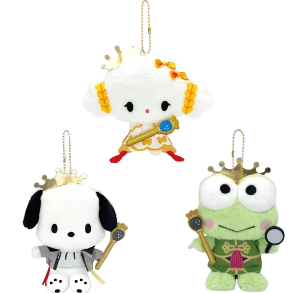 [BUNJANG] Fragaria Memories Sanrio Pochacco Keropi Kogimyung Plush Keychain / [당일발송]프라가리아 메모리즈 산리오 포챠코 케로피 코기뮹 인형 키링 정