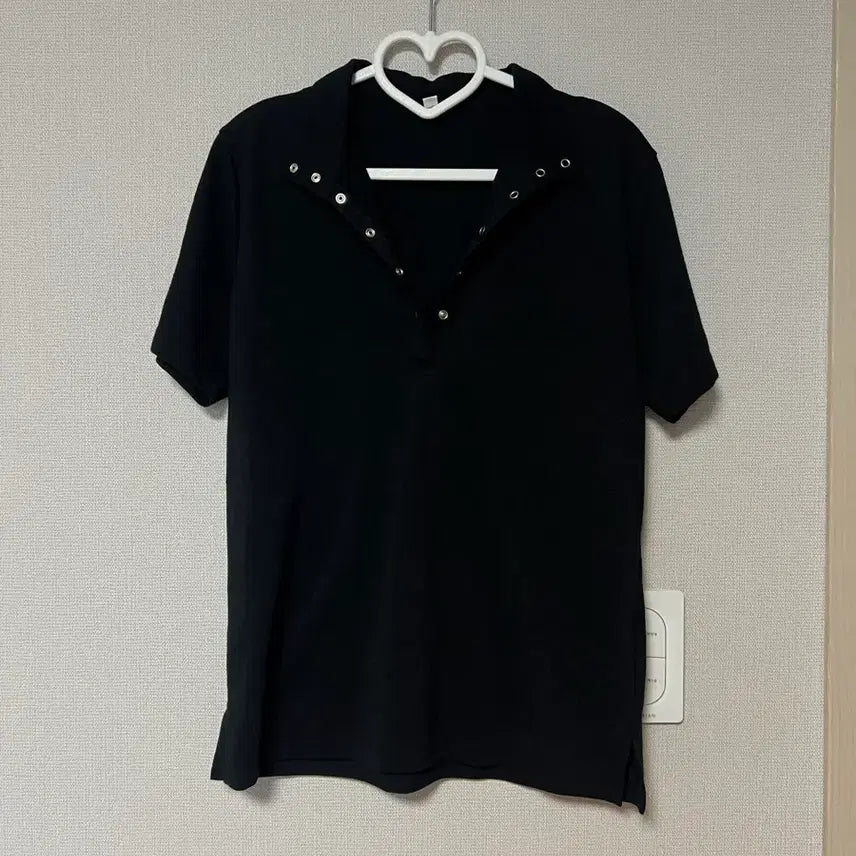 [BUNJANG] Black Short-Sleeve T-Shirt / 블랙 반팔티 66
