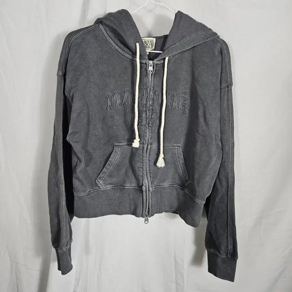[BUNJANG] Marithe Francéís Cropped Hoodie Zip-Up / 마리떼 크롭후드집업M