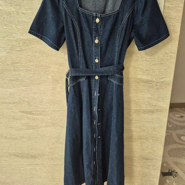 [BUNJANG] Rinco Denim Dress (Blue) Size 2 / 리린코 데님 원피스 (청색) 새상품 2사이즈