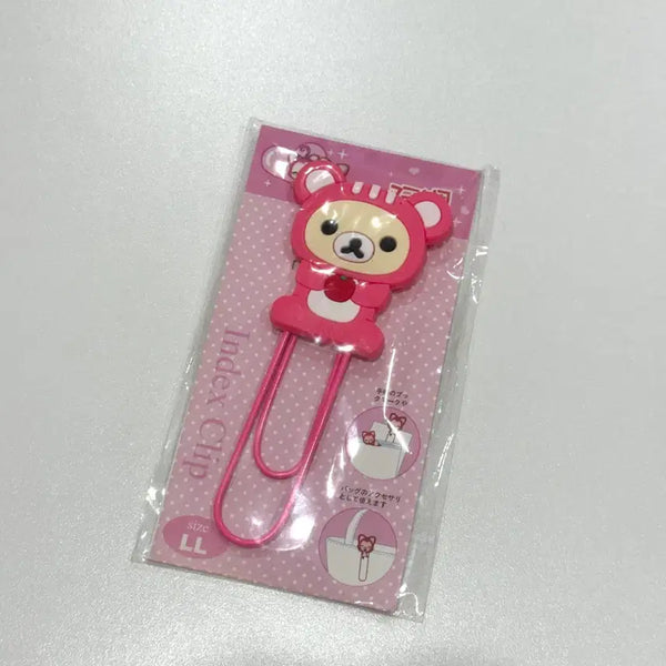 [BUNJANG] Rilakkuma Silicone Bookmark Index LL Size / 코리락쿠마 실리콘 북클립 인덱스 LL 사이즈