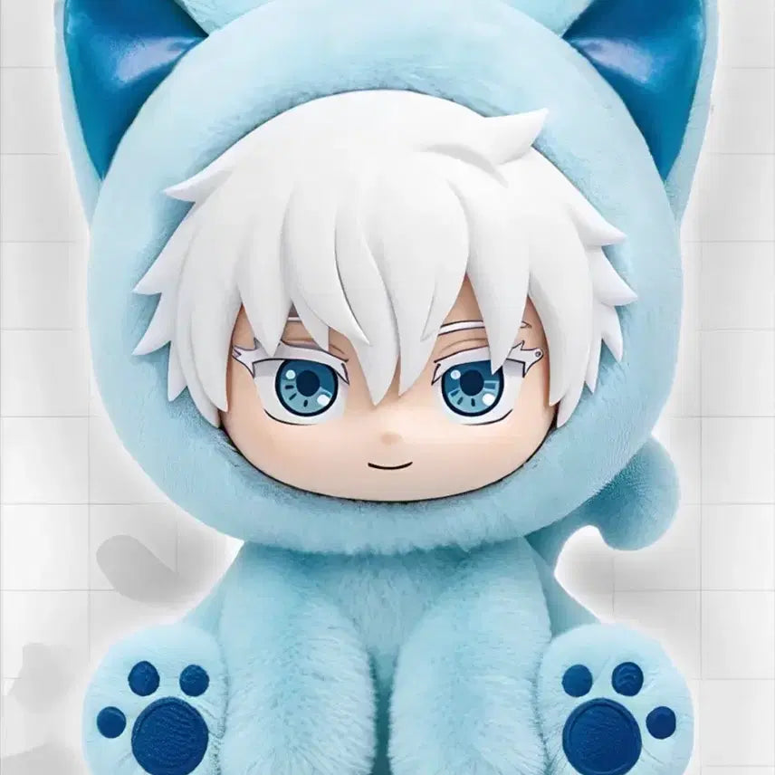 [BUNJANG] Jujutsu Kaisen Ryomen Sukuna Cat Figure Keychain / 주술회전 주부부 시크릿 고죠사토루 고양이 피규어 인형 키링
