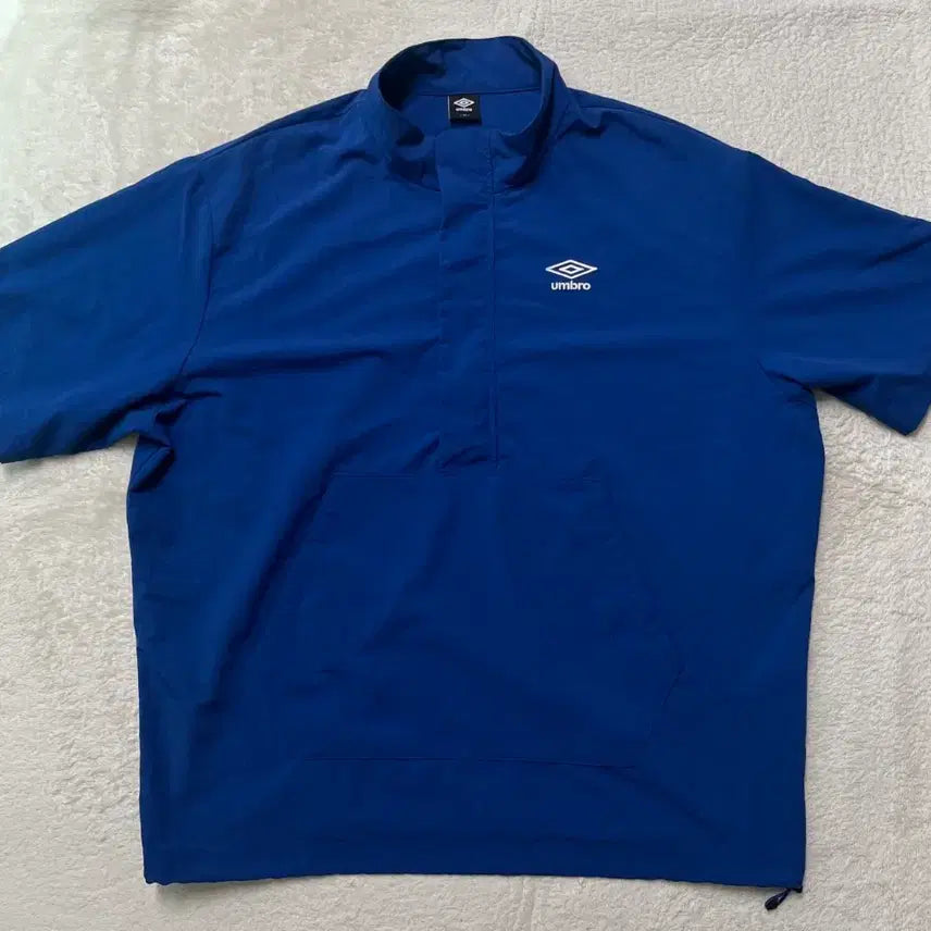 [BUNJANG] Umbro Short Sleeve Zip-Up T-Shirt / 엄브로 반팔 집업