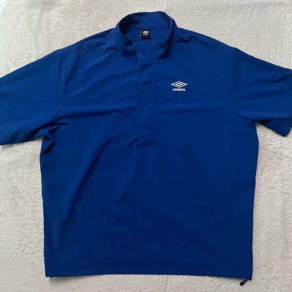 [BUNJANG] Umbro Short Sleeve Zip-Up T-Shirt / 엄브로 반팔 집업