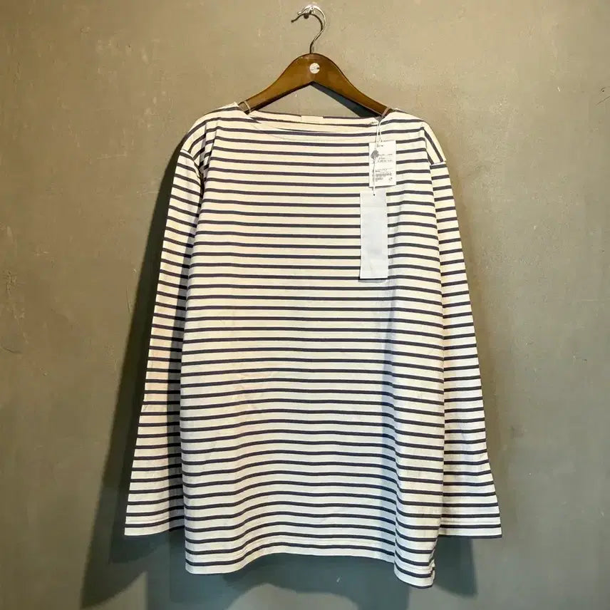 [BUNJANG] Comoli Border T-Shirt Size 2 (XL) / (새상품)코모리 보더티 2(XL)