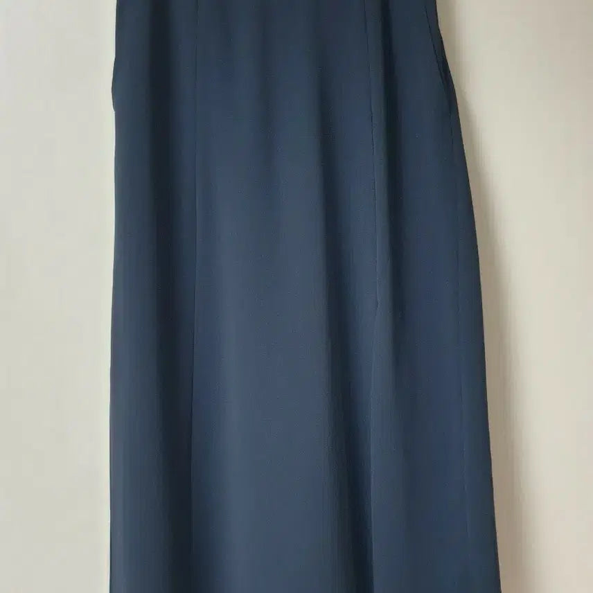 [BUNJANG] SooS Navy Wide Leg Slacks (Size 66) / SooS 수스 네이비 와이드 슬랙스 72-97(66)