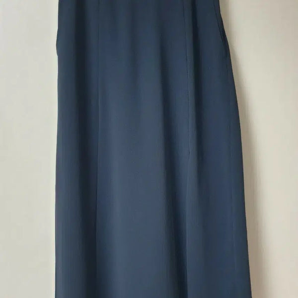[BUNJANG] SooS Navy Wide Leg Slacks (Size 66) / SooS 수스 네이비 와이드 슬랙스 72-97(66)