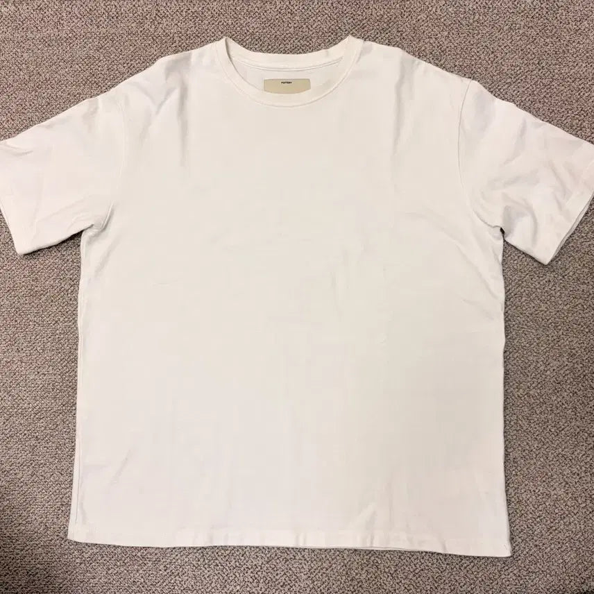 [BUNJANG] Pottery Comfort T-Shirt Single Jersey White / [1] 포터리 컴포트 티셔츠 40/4 싱글저지 화이트