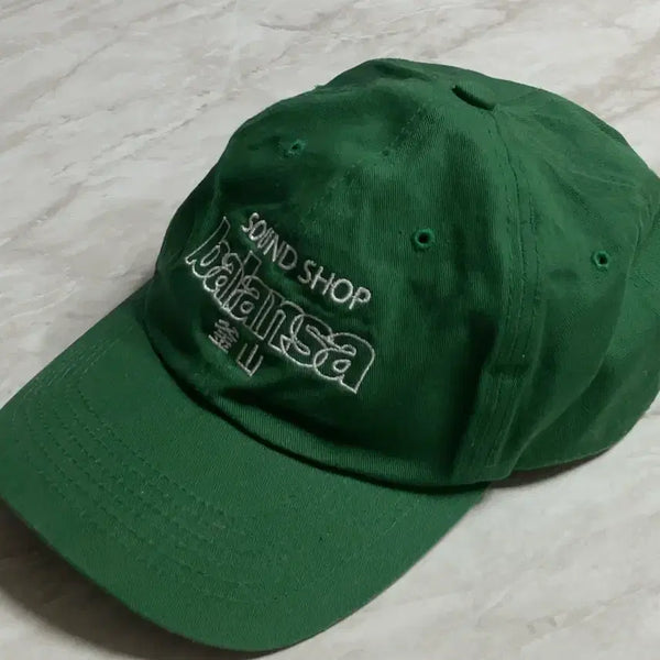 [BUNJANG] Sound Shop Balansa Green Ball Cap / 사운드샵 발란사 볼캡 그린