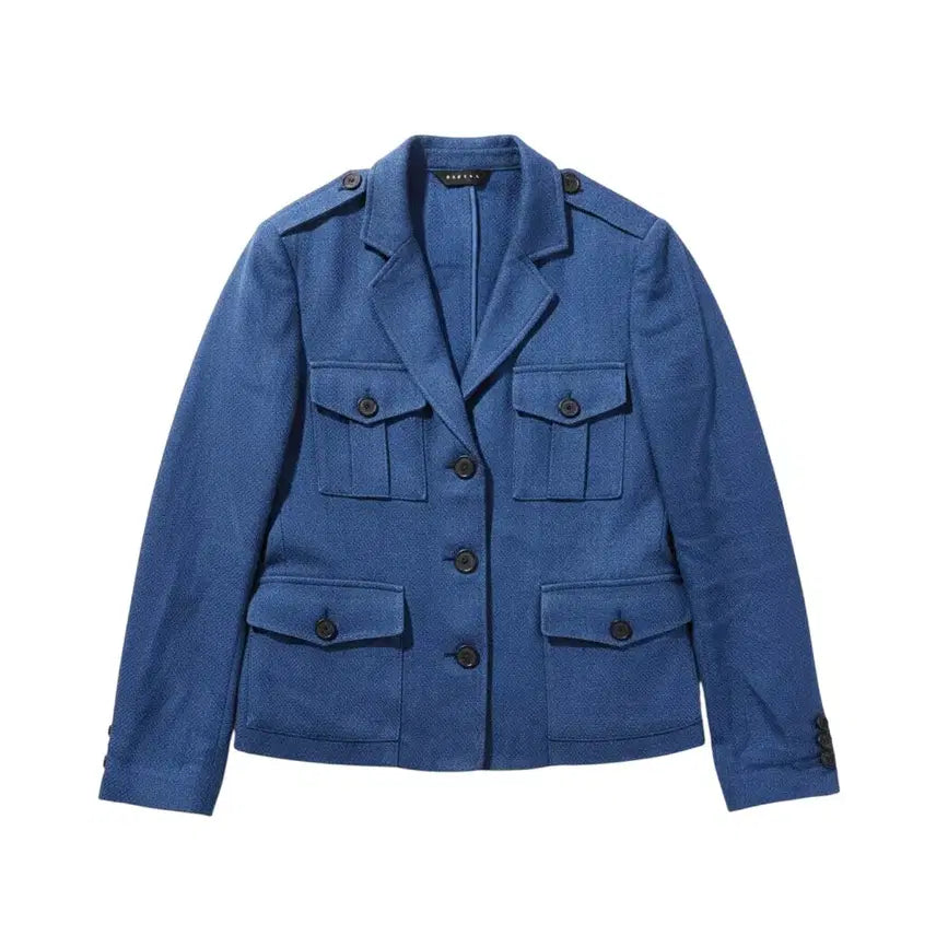 [BUNJANG] Barbara Linen Tweed Single Jacket / 여성55/ 바바라 린넨 트위드 싱글자켓 18-108