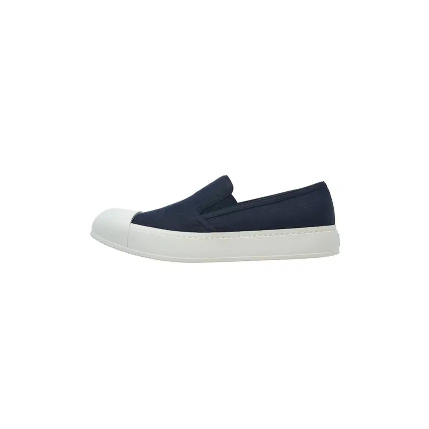 [BUNJANG] Prada Gabardine Slip-On Sneakers Navy / 프라다 개버딘 슬립온 스니커즈 네이비