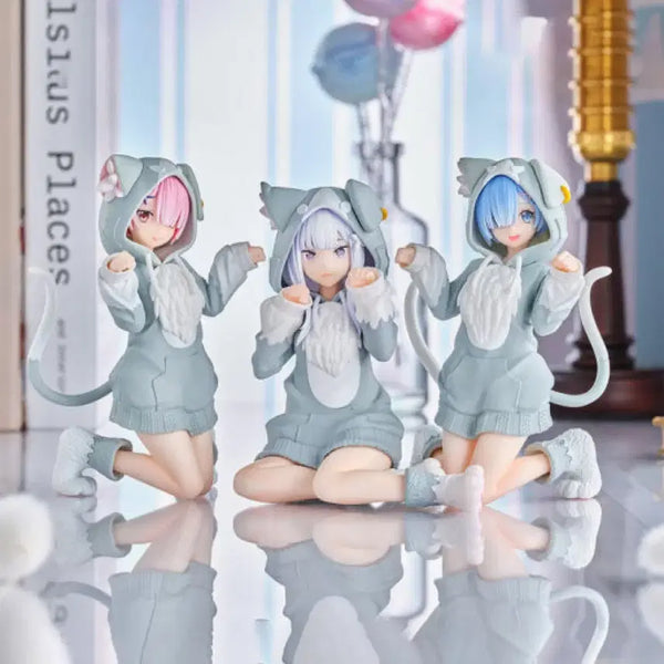 [BUNJANG] Sega Re:Zero YumeMirize Rem & Ram Figure Set / [미개봉] 세가 리제로 유메미라이즈 렘,람 피규어 세트 일괄