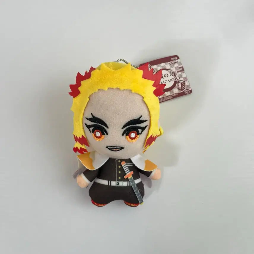 [BUNJANG] Demon Slayer Rengoku Plush Keychain / (가격인하) 귀멸의칼날 귀칼 누이 인형키링 렌고쿠