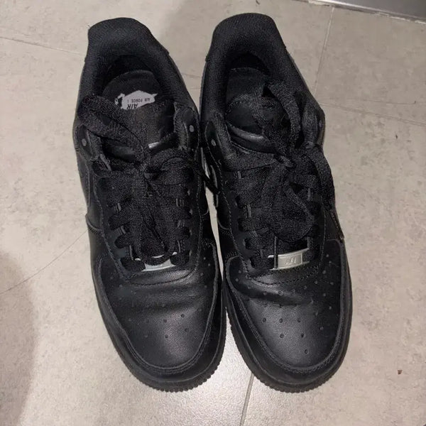 [BUNJANG] Nike Air Force 1 All Black 245 / 나이키 에어포스 올블랙 245