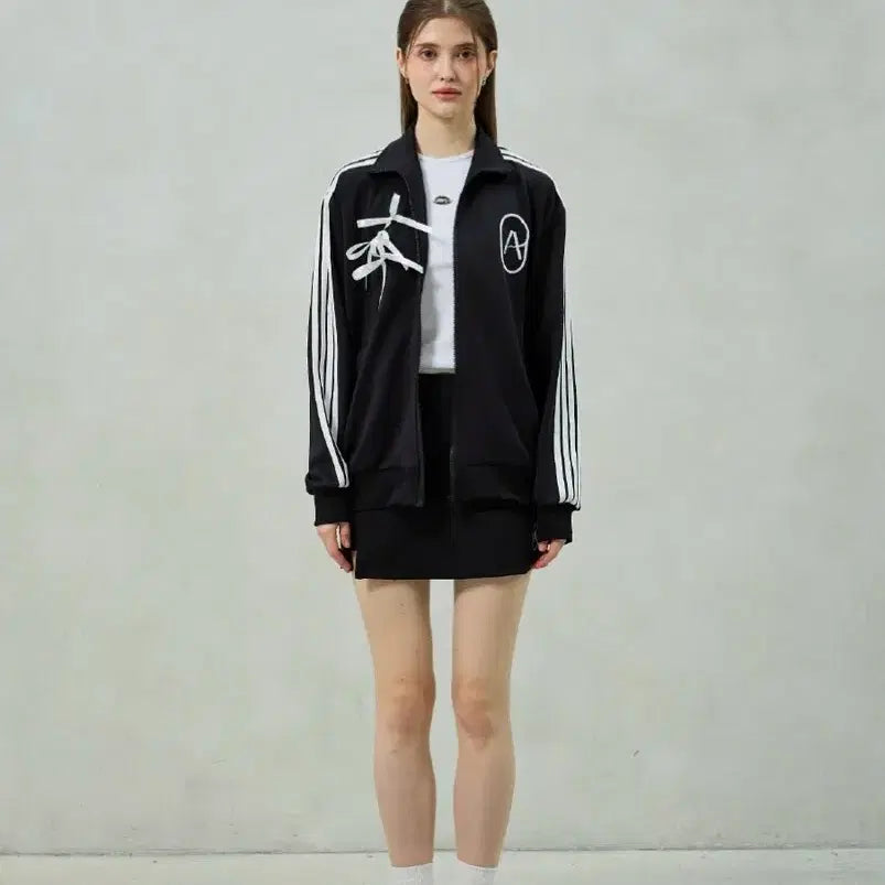 [BUNJANG] Ari Ribbon Track Top Jersey / Ari 아리 리본 트랙탑 져지