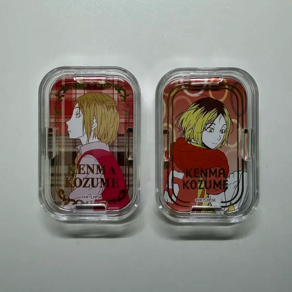 [BUNJANG] Haikyuu!! Off Shop Color Square Can Badge Set - Kozume Kenma, Kageyama Tobio, Akaashi Keiji / 하이큐 오프샵 컬러 스퀘어 캔뱃지 켄마 카게야마 아카아시