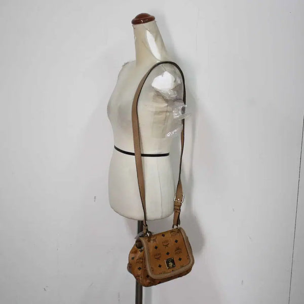 [BUNJANG] MCM Visetos Leather Crossbody Bag / B-10794/MCM 정품 여성용 비세토스 크로스백
