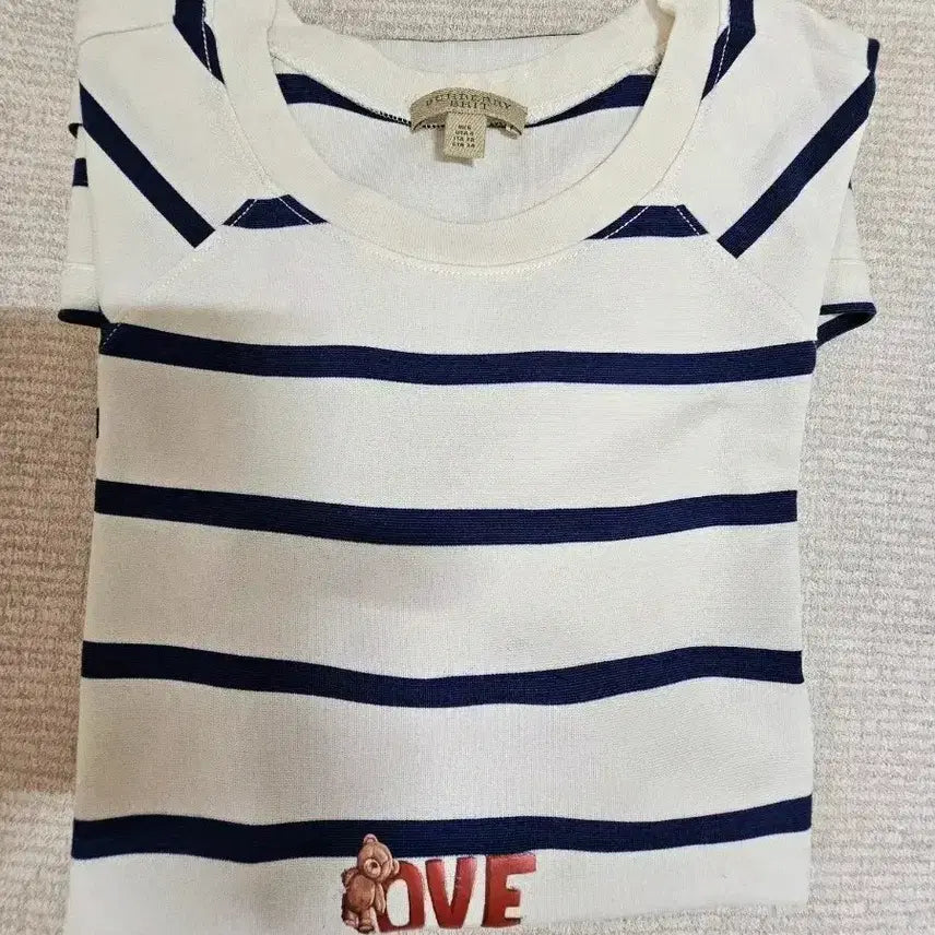 [BUNJANG] Burberry Britline Classic Stripe Long T-Shirt / 버버리 브릿라인 클래식 스트라이프 롱티셔츠 55. 드라이보관중