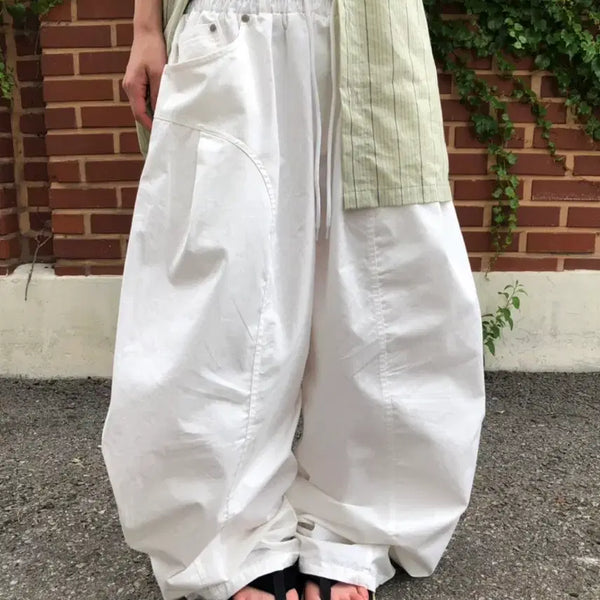 [BUNJANG] Slo Wintuck Wide Banding Pants / 슬로 윈턱 와이드 밴딩 팬츠 새상품