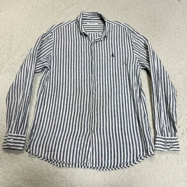 [BUNJANG] Beanpole Striped Shirt Size 100 / 빈폴 셔츠 스트라이프 100