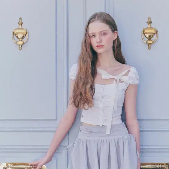 [BUNJANG] Pain or Pleasure Wendy Ribbon Blouse / (택있는 새상품) pain or pleasure wendy ribbon