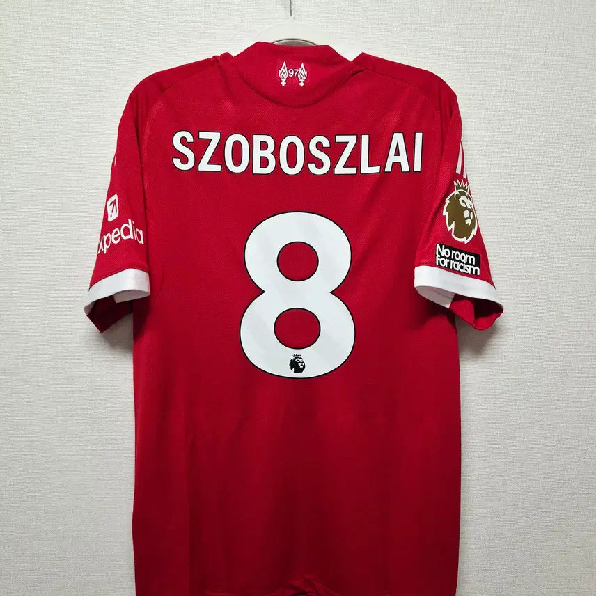 [BUNJANG] Liverpool FC 25-26 Home Authentic Jersey #8 Szoboszlai Official / (새상품) 25-26 리버풀 홈 어센틱 No.8 소보슬라이 정품 유니폼