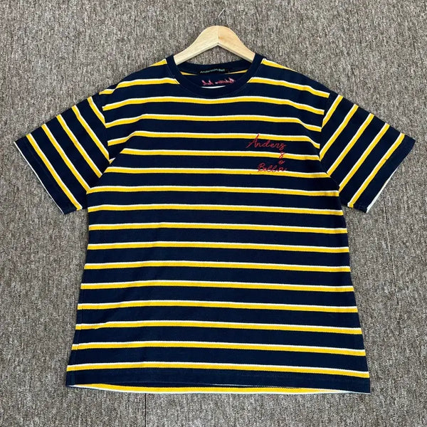 [BUNJANG] Andersson Bell Striped Short Sleeve T-Shirt / 앤더슨 벨 스트라이프 반팔티 M
