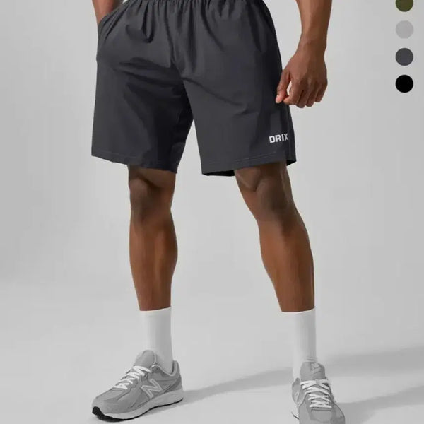 [BUNJANG] Drieks Active Stretch Air Shorts Charcoal/Khaki / 드릭스 액티브 스트레치 에어 쇼츠 L 런닝 헬스 짐웨어 반바지
