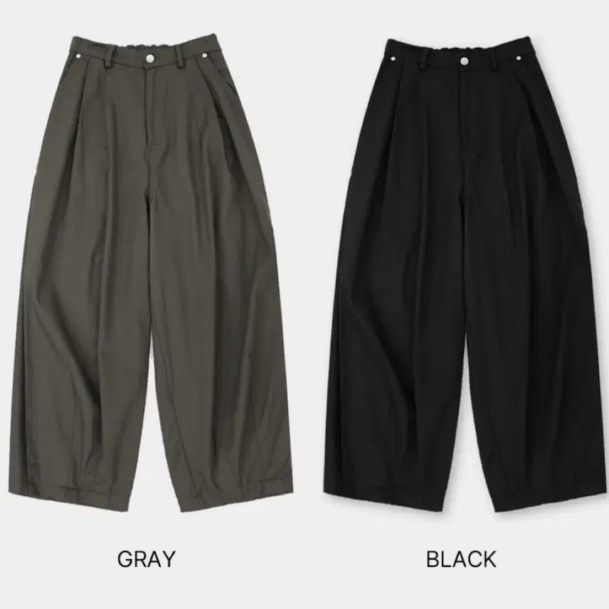 [BUNJANG] DailyJew Miles Back-Banding Boyfit Balloon Cotton Pants / 데일리쥬 마일스 뒷밴딩 보이핏 벌룬 코튼팬츠