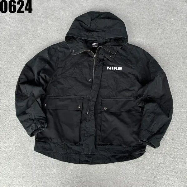 [BUNJANG] Nike Black Hooded Jumper L / 나이키 후드 점퍼 블랙L