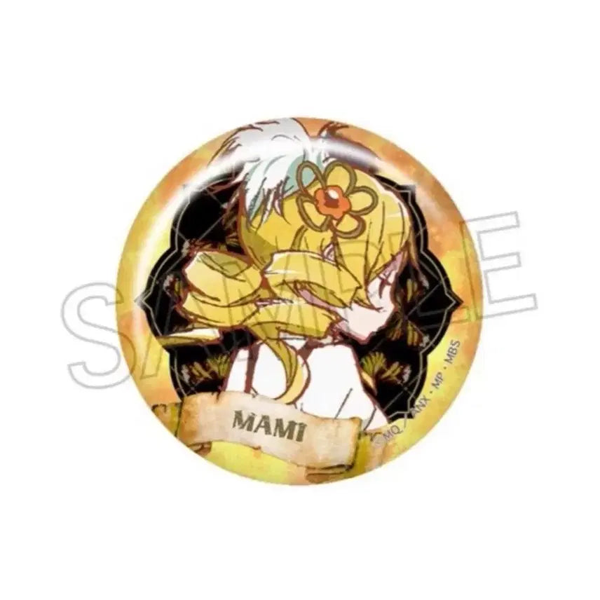 [BUNJANG] Twincre Puella Magi Madoka Magica Vintage Series Tomoe Mami Can Badge / 트윈클(Twincre) 마법소녀 마도카 마기카 빈티지 시리즈 캔뱃지