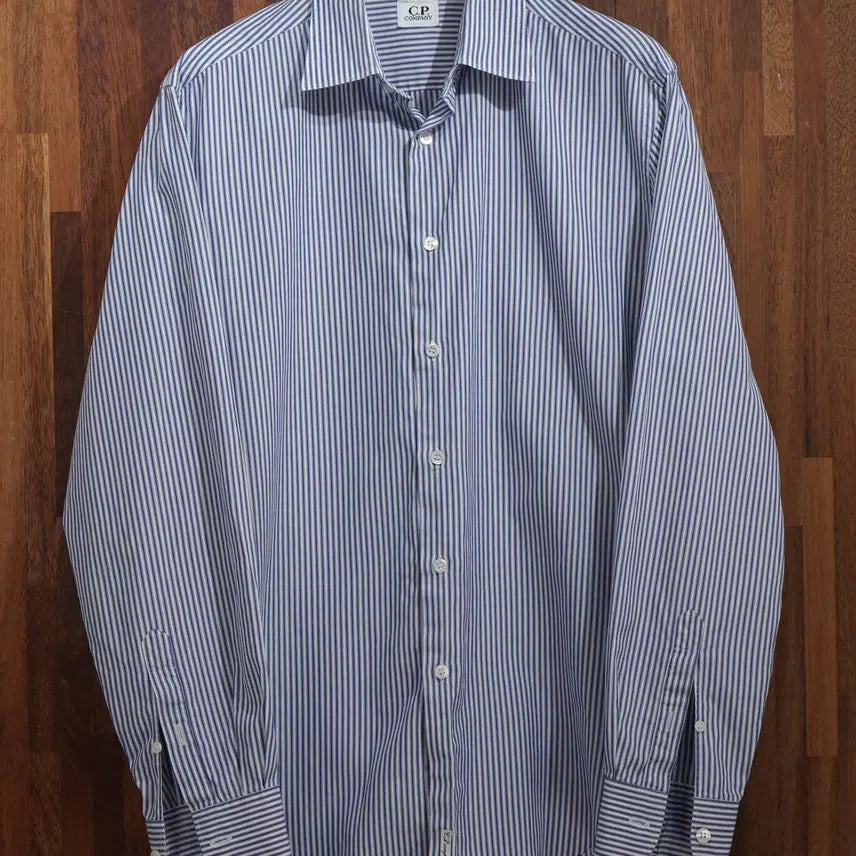 [BUNJANG] CP Company Cotton Striped Shirt / CP 컴퍼니 코튼 스트라이프 셔츠 #42