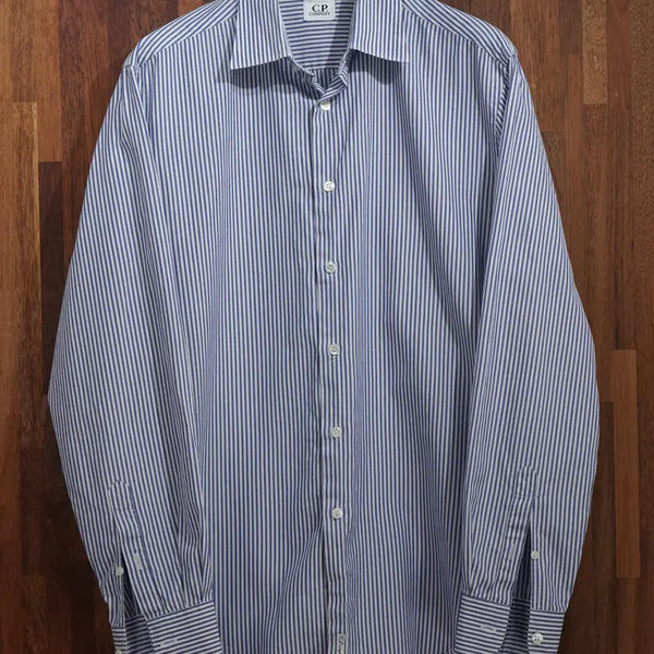 [BUNJANG] CP Company Cotton Striped Shirt / CP 컴퍼니 코튼 스트라이프 셔츠 #42