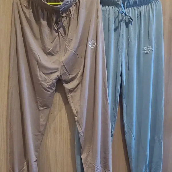 [BUNJANG] Ice Embroidery Jogger Pants (Beige or Mint) / (새상품) 예쁜 아이스자수 조거팬츠(베이지&민트중 택1/free~88)