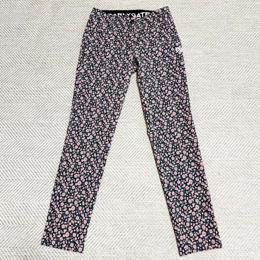 [BUNJANG] PEARLY GATES Flower Pattern Golf Pants / 파리게이츠 플라워 패턴 골프 팬츠