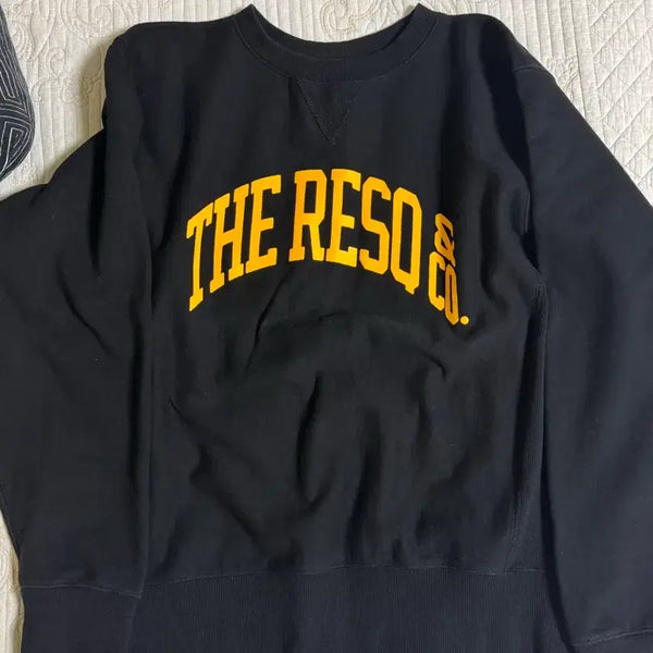 [BUNJANG] The Rescue Sweatshirt Black L / 더레스큐 맨투맨 블랙 L