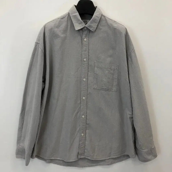 [BUNJANG] Musinsa Standard Relaxed Fit Shirt XL Gray / 무신사스탠다드 릴렉스핏 셔츠 XL 그레이
