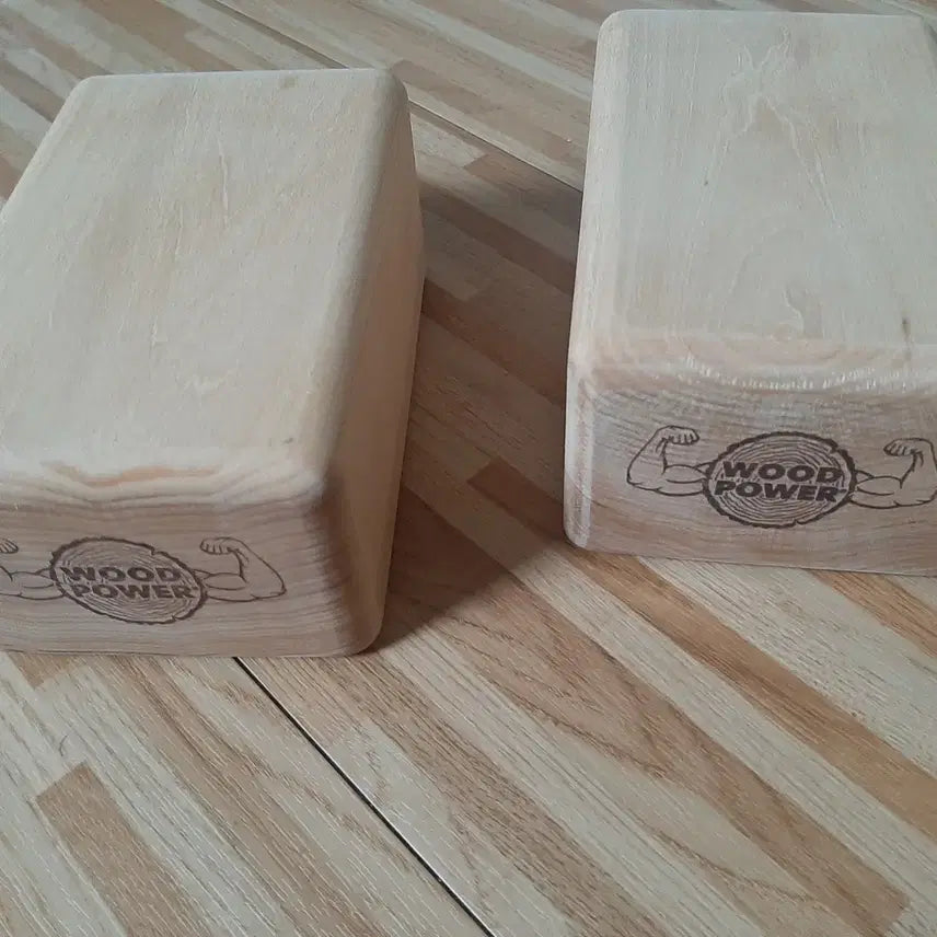 [BUNJANG] Wood Power Wooden Push-Up Blocks / 우드파워 나무 블럭  푸쉬업블럭, 푸쉬업바, 팔굽혀펴기,핸드스탠드