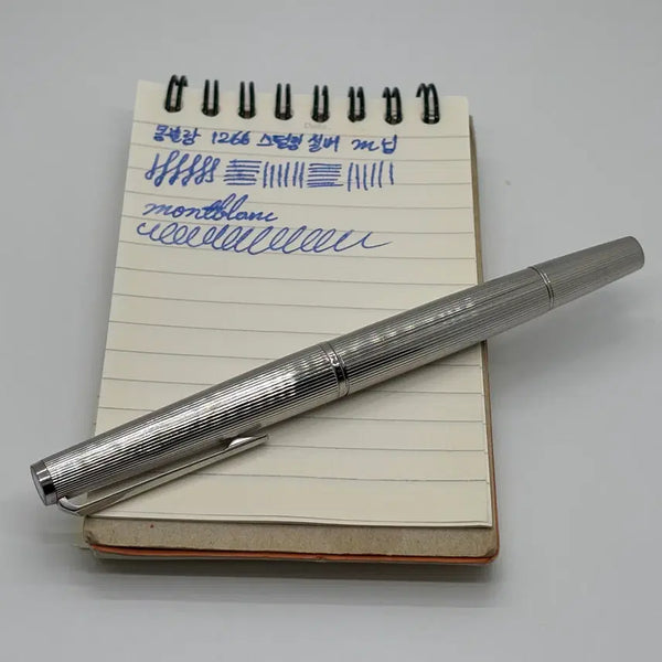 [BUNJANG] Montblanc 1266 Sterling Silver Vintage Fountain Pen (M Nib) / 몽블랑 빈티지 만년필 1266 스털링 실버 m닙