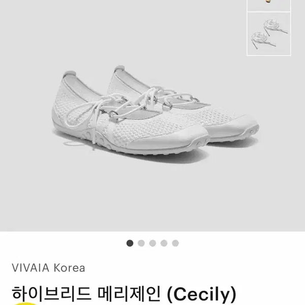 [BUNJANG] VIVIA Cecily Hybrid Mary Jane White Mesh / 비바이아 하이브리드 메리제인 Cecily 화이트메쉬