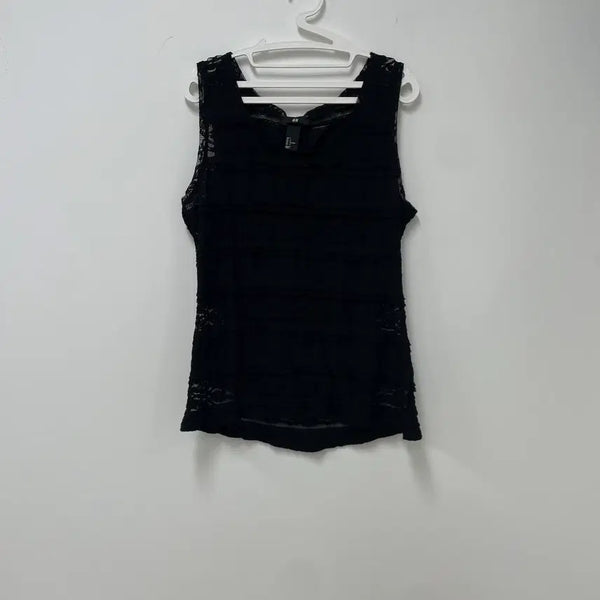 [BUNJANG] H&M Lace Knit Sleeveless Blouse L / H&M 레이스 뜨개 민소매 블라우스 L