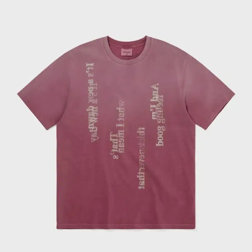 [BUNJANG] thisisneverthat Lyrics Tee Dried Rose - Size L / 디스이즈네버댓 Lyrics Tee Dried Rose L사이즈 팝니다.
