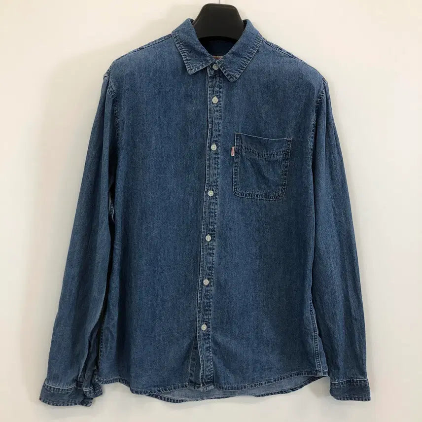 [BUNJANG] True Religion Pocket Denim Shirt L / 트루릴리젼 포켓 데님셔츠 L